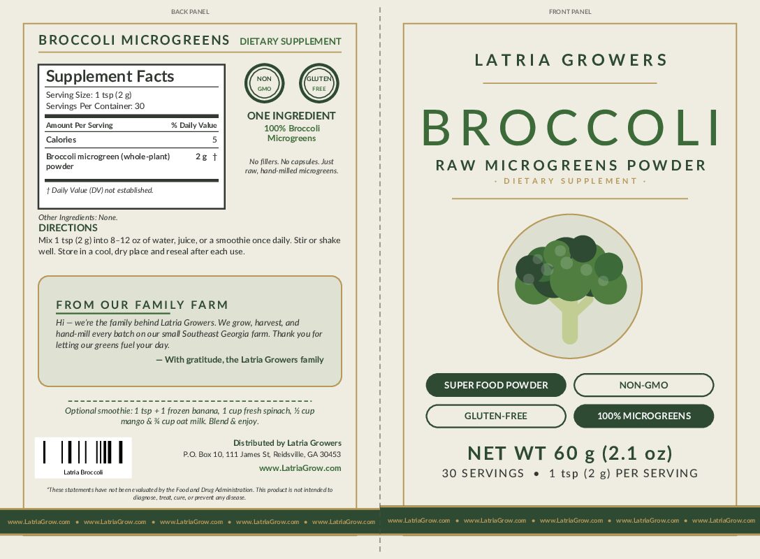 Broccoli Raw Microgreens Powder - Image 3